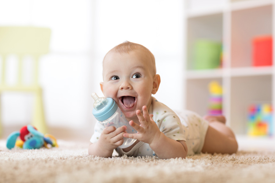 baby smiling