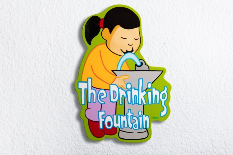 Drinking Fountain sign